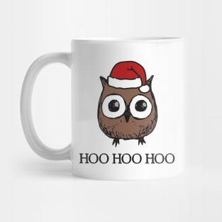 Christmas Owl T shirt Mug